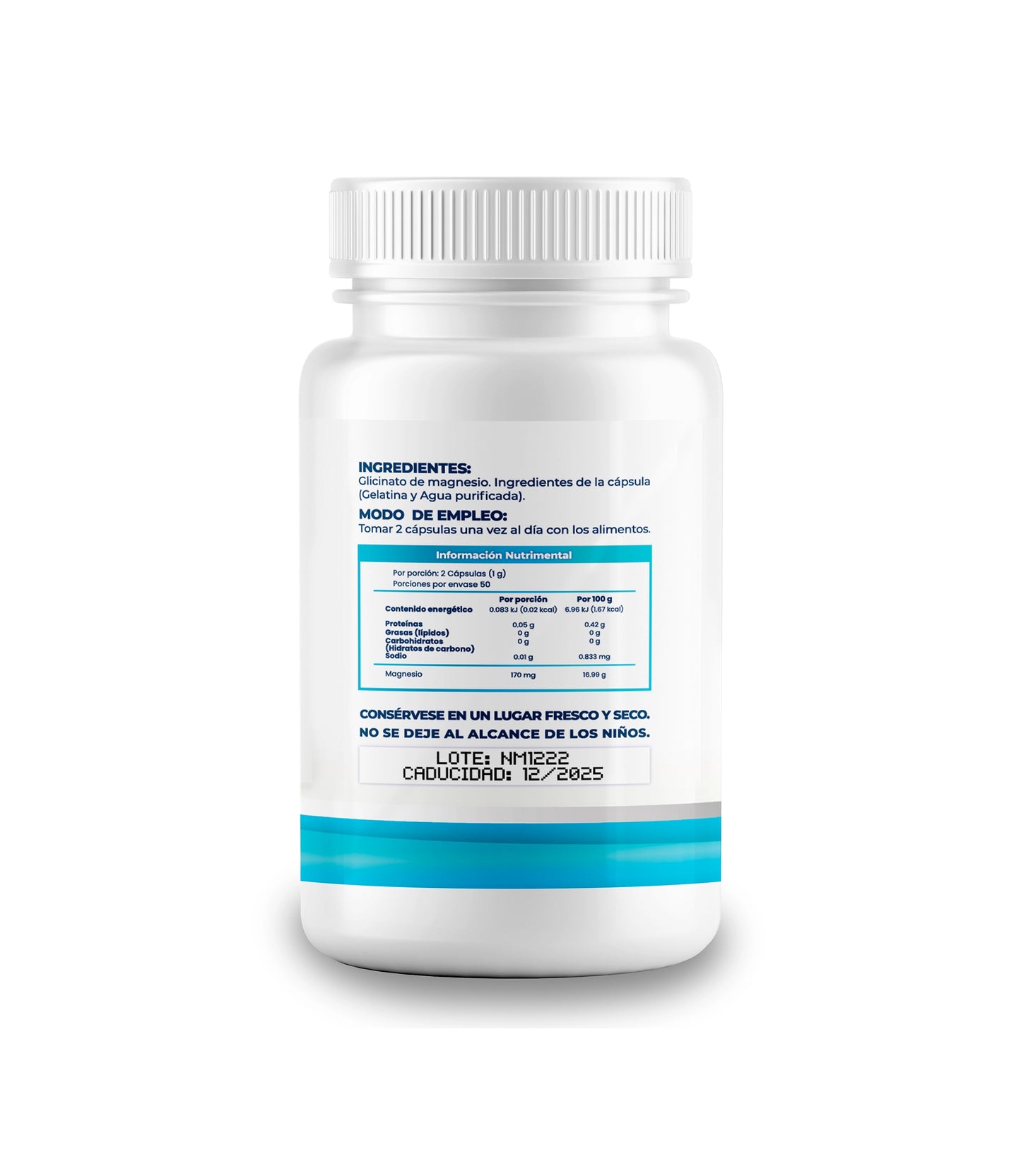 Glicinato de Magnesio 500mg