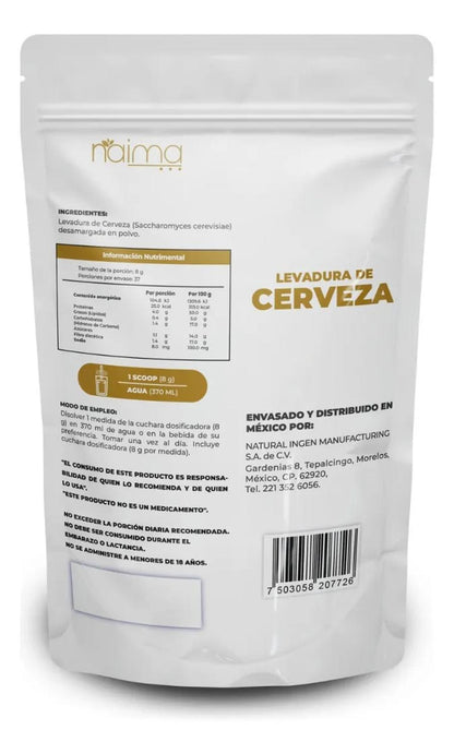Suplemento Levadura De Cerveza Polvo 300 G