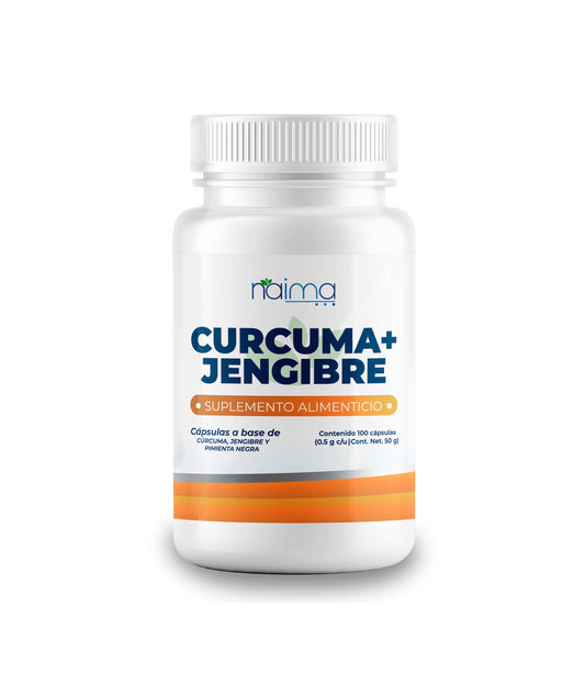 Cúrcuma y Jengibre 500mg