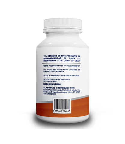 Psyllium husk 500mg - 200 Cápsulas por Frascos