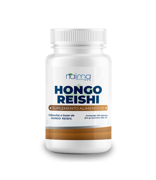 Hongo Reishi 100 Cápsulas Superfoods Ingredientes naturales - Reishi Mushroom - Ganoderma