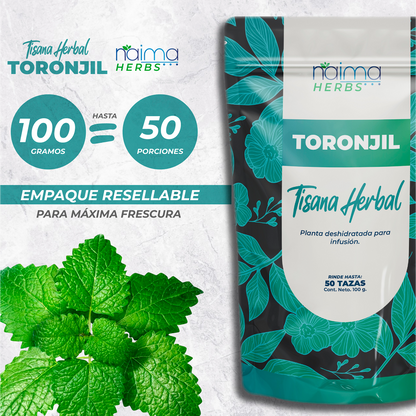 Toronjil - 100 gr de té 100% Natural, Tisana Organica