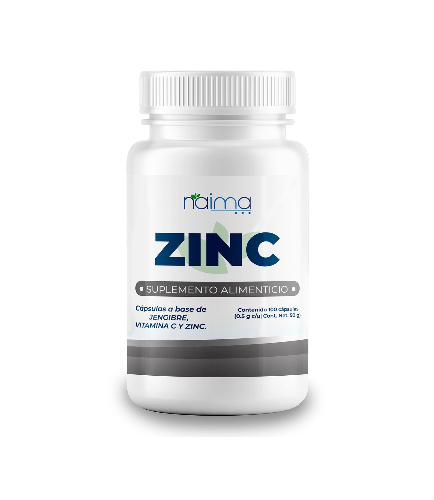 Zinc adicionado con Vitamina C y Gengibre 500mg