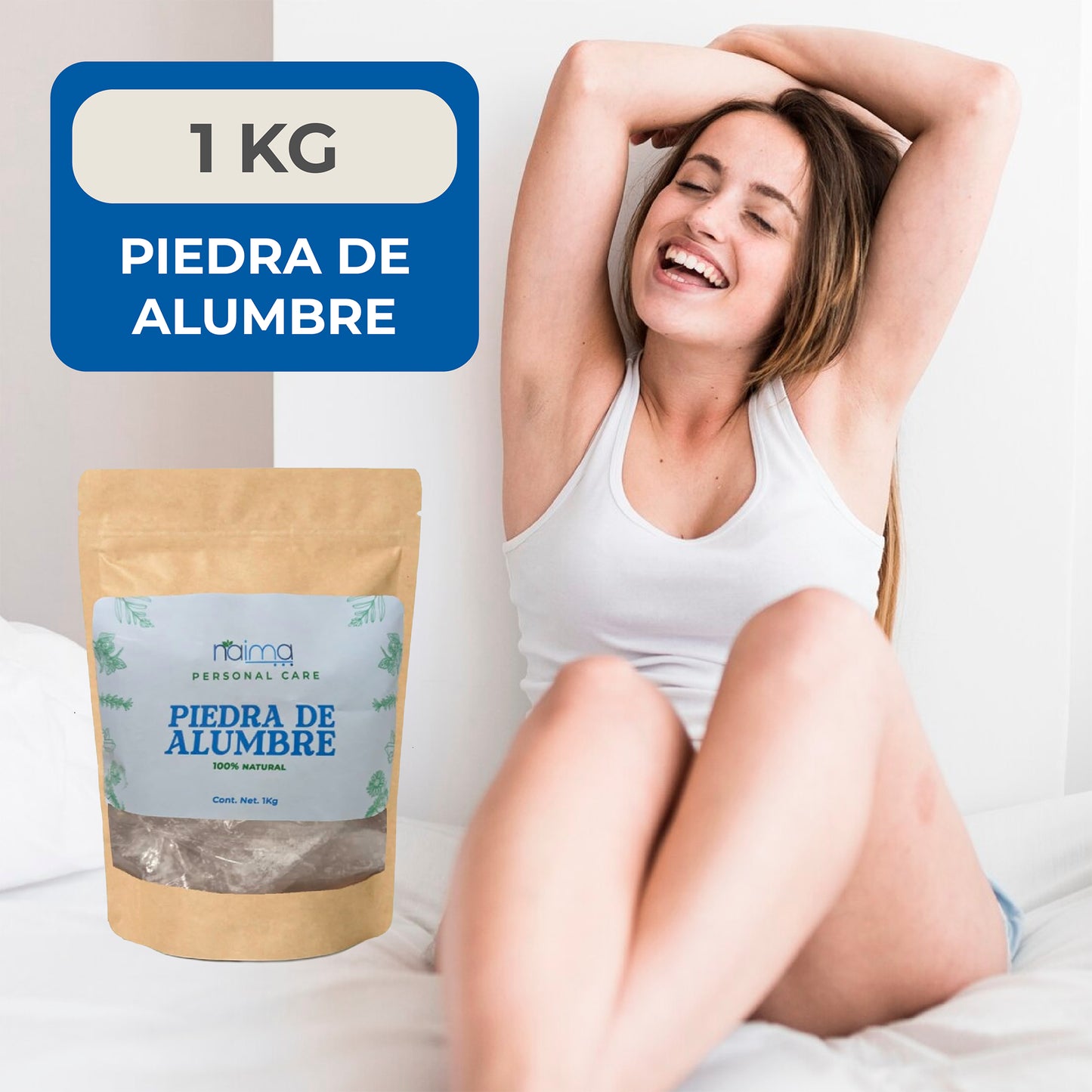 Piedra Alumbre - Pequeña - 1kg Natural
