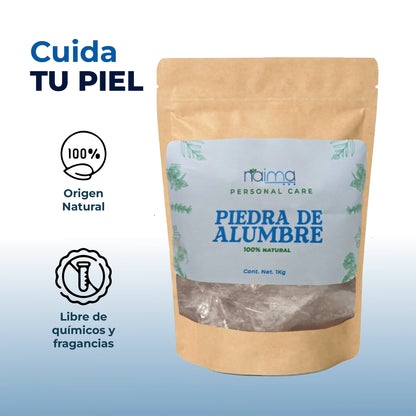 Piedra Alumbre - Pequeña - 1kg Natural