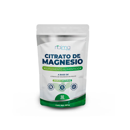 Polvo Citrato De Magnesio sabor natural 150g