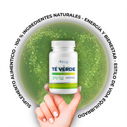 Té Verde Cápsulas 500mg - 100 Cápsulas por Frascos